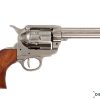 Replika-ase Denix Colt Peacemaker revolveri nikkeli.