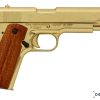 Kultainen Colt 1911-A1 replika-ase verkkokaupasta.