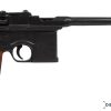 Replika-ase Mauser C96 Ukkomauser-pistooli puukahvoilla.